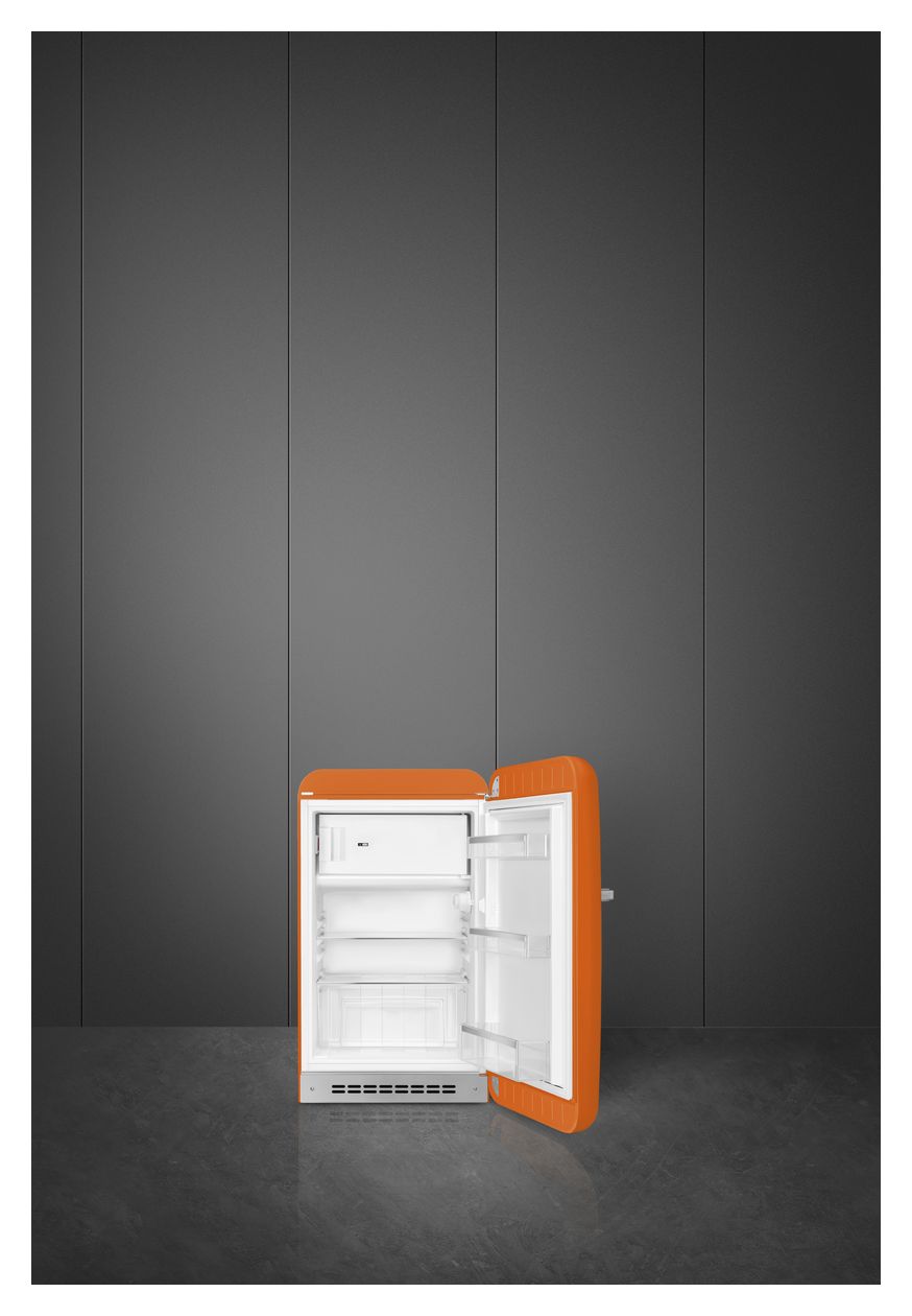 FAB10ROR6 122 l / 105 l Kühlschrank freistehend EEK: D 115 kWh Jahr  (Orange) 