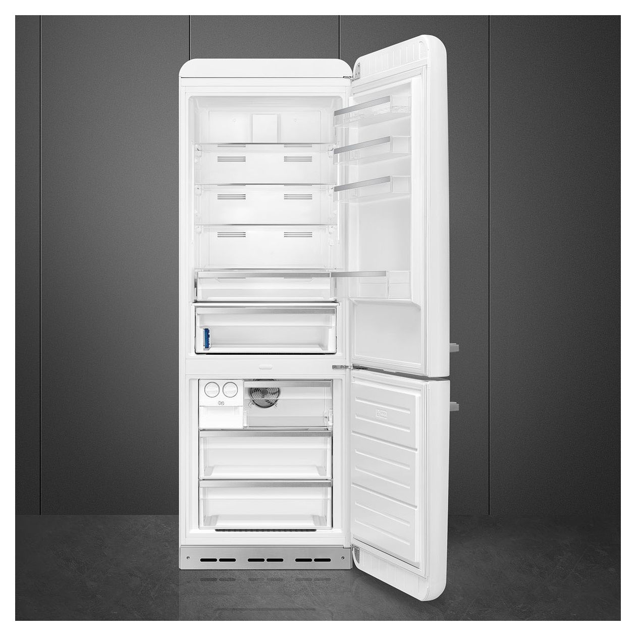 FAB38RWH6 344 l / 137 l Kühl-Gefrierkombi freistehend NoFrost 230 kWh Jahr  (Weiß) 