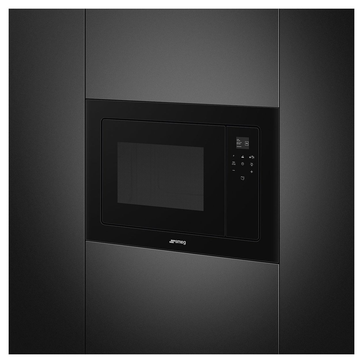 FMI120B3 Einbau-Mikrowelle 800 W Größe: klein 2 Stufen Grill (Schwarz) 