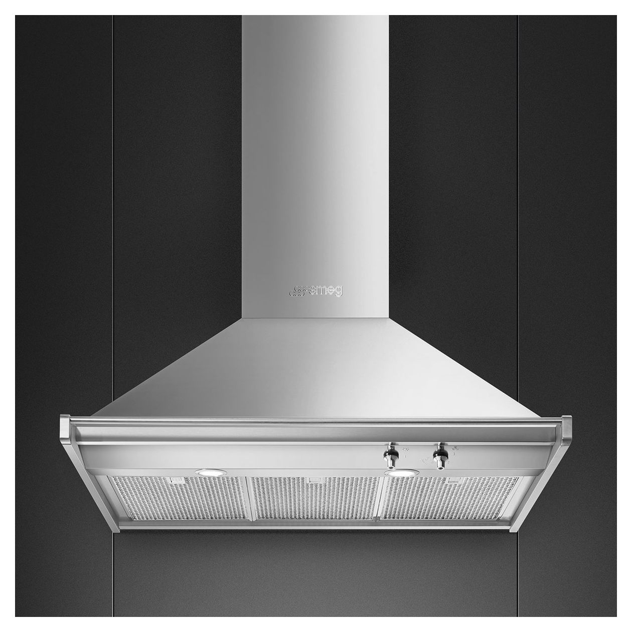 KD90HXE Abluft/Umluft Dunstabzugshaube/Esse Wand 90 cm (Edelstahl) 