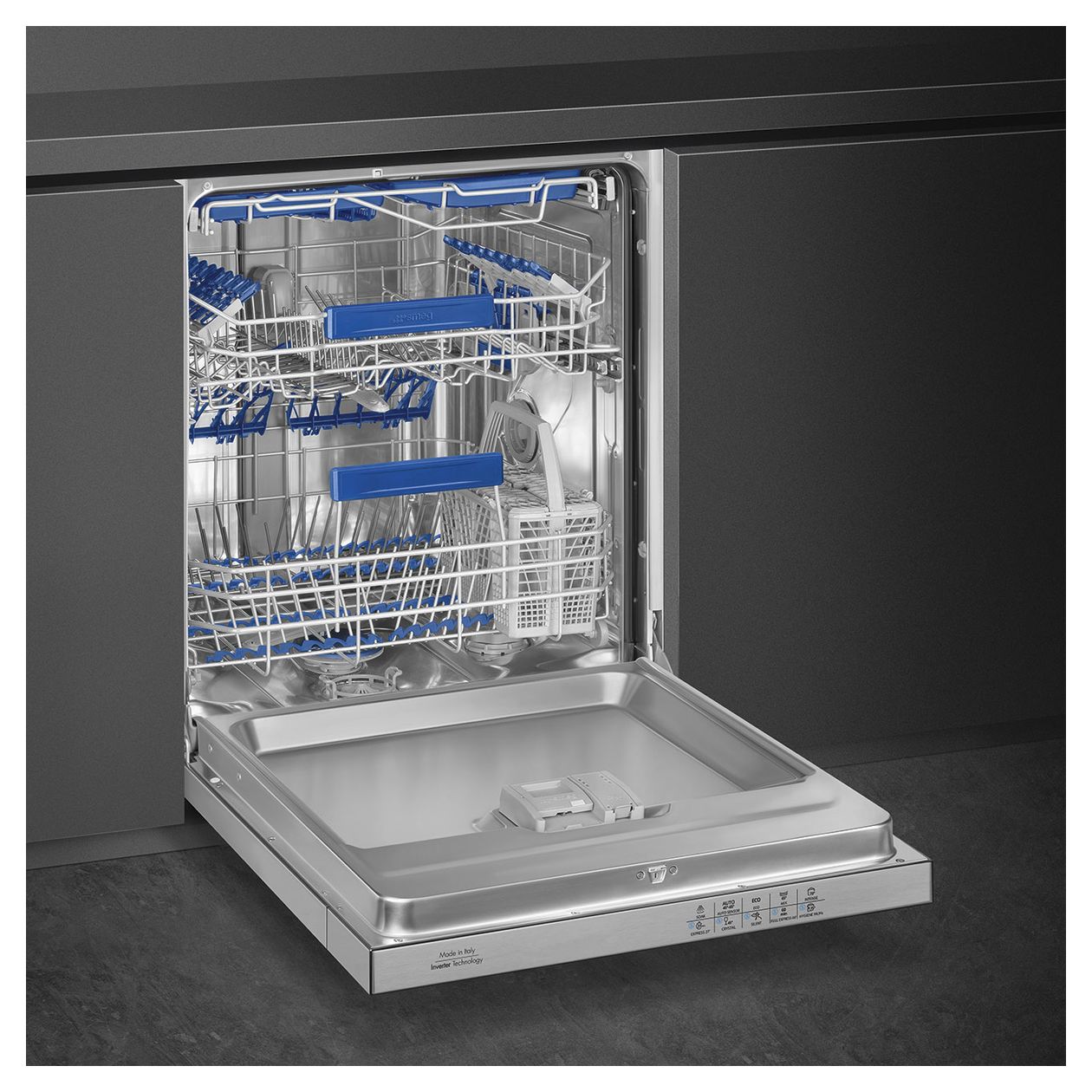 LSP324BQX 60 cm Geschirrspüler vollintegriert (ohne Front) Sehr leise 14 Maßgedecke aquaStop Funktion Kondensations 