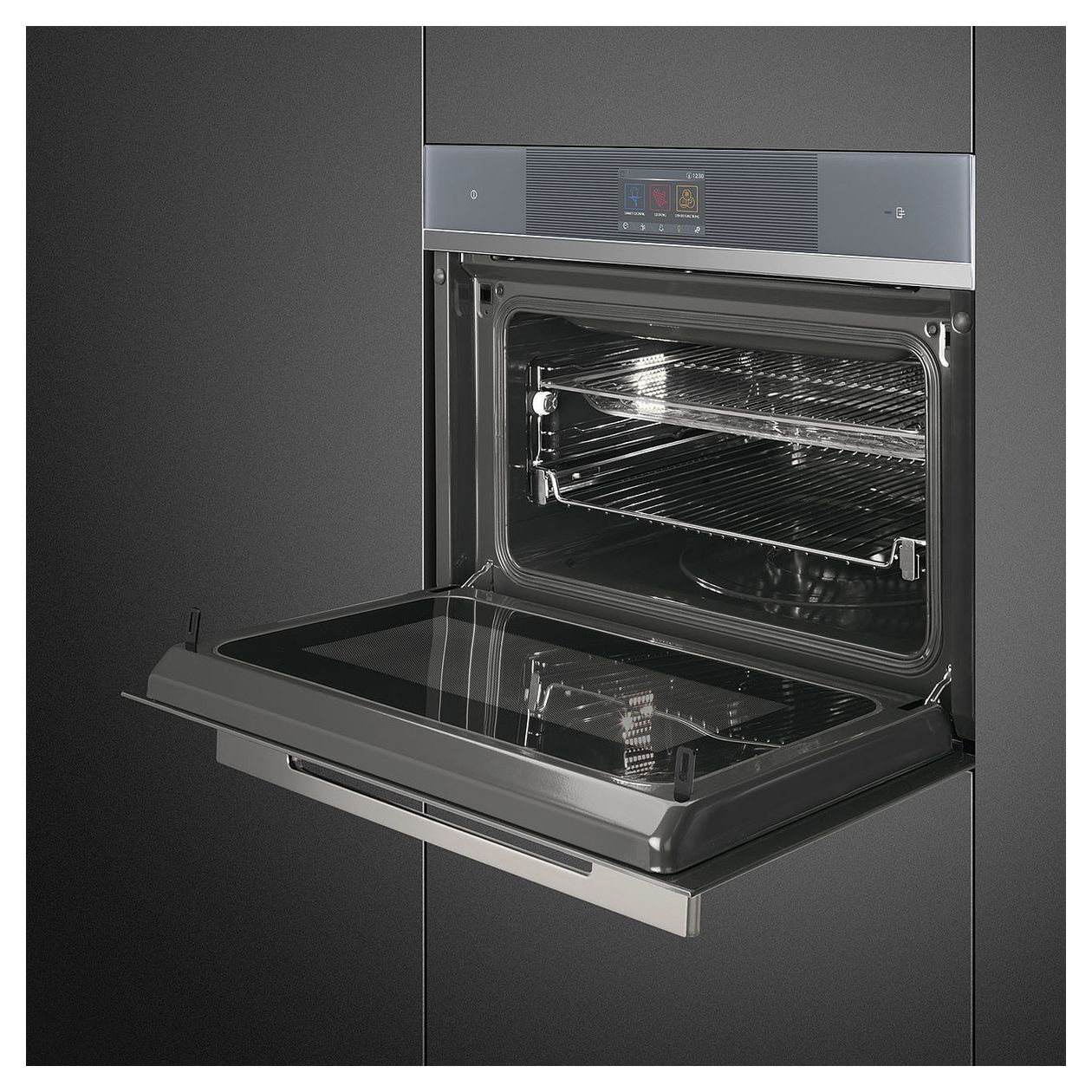 SF4104WMCS Einbaubackofen 40 l AutoClean Mikrowelle 