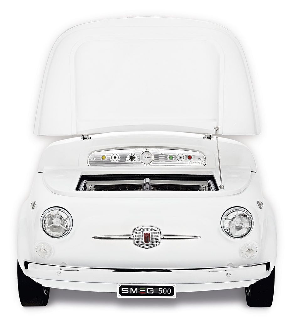 SMEG500B Minibar 109 l / 109 l Tischkühlschrank EEK: F 103 kWh Jahr  (Weiß) 