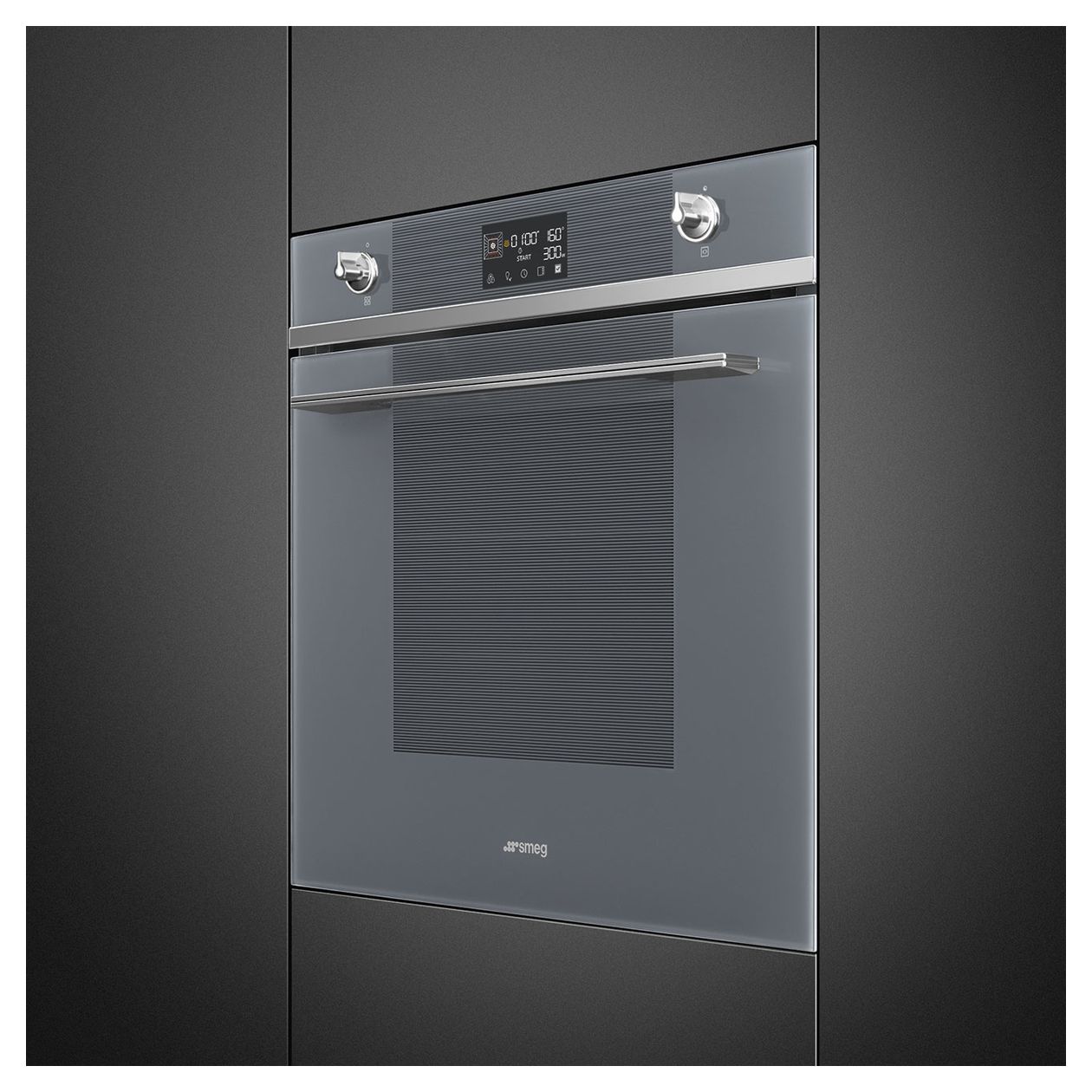 SO6102M2S Einbaubackofen 68 l AutoClean Mikrowelle 