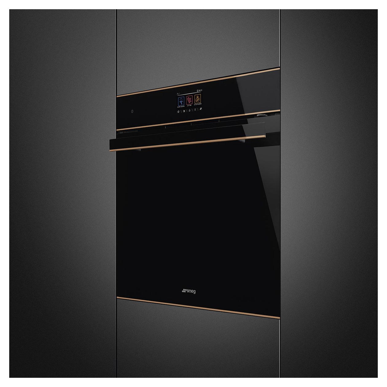 SOP6604TPNR Einbaubackofen 68 l Dampfgaren AutoClean 