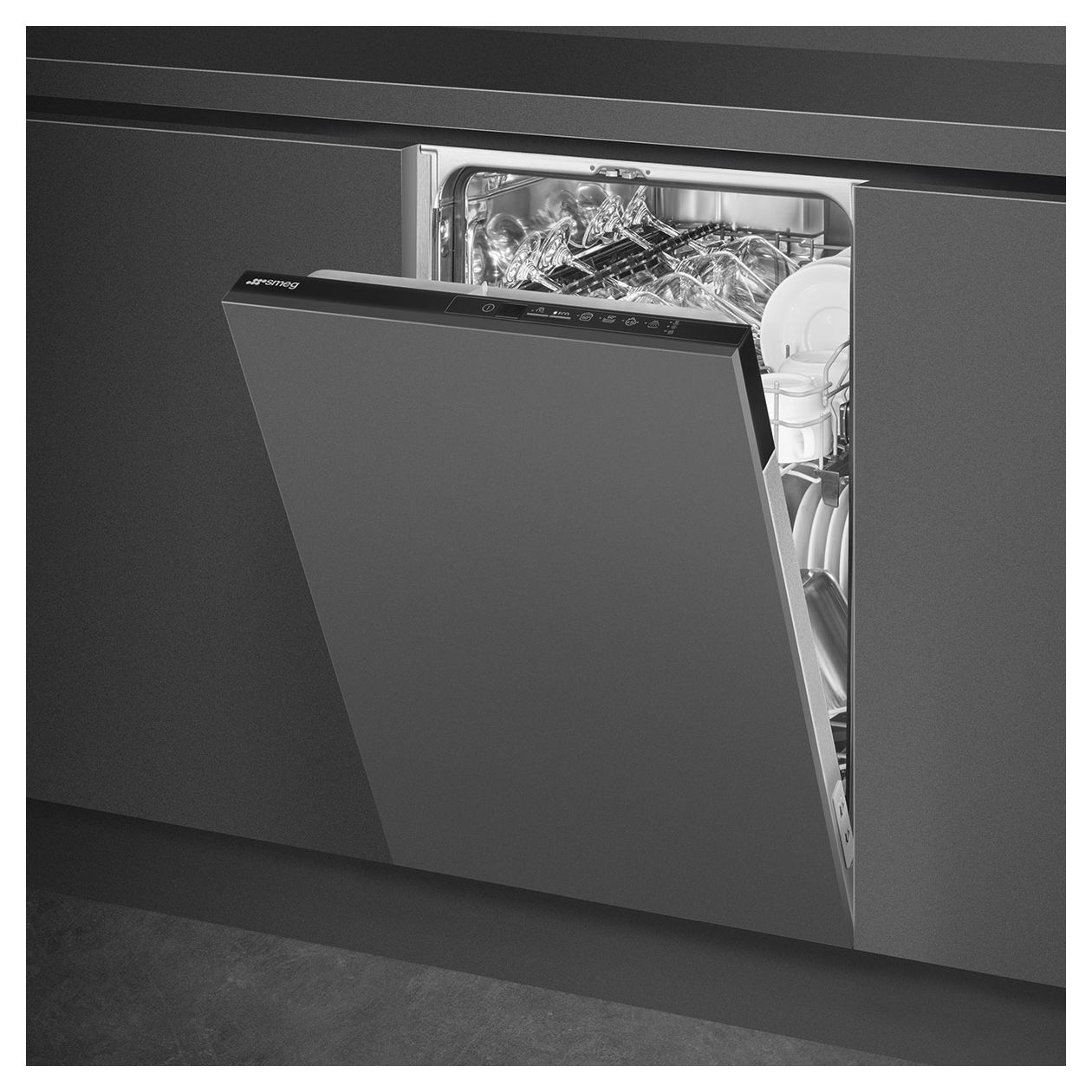 ST4512EIN 60 cm Geschirrspüler vollintegriert (ohne Front) Leise aquaStop Funktion 