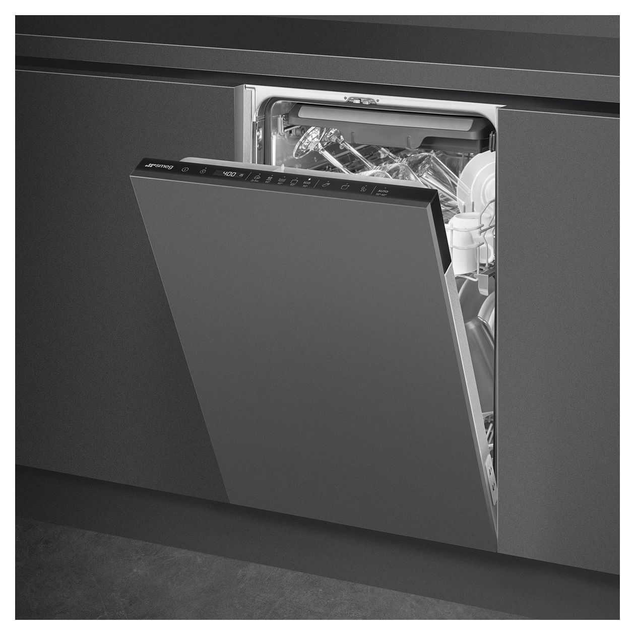 ST4533CIN 45 cm Geschirrspüler vollintegriert (ohne Front) Leise 10 Maßgedecke aquaStop Funktion Kondensations 