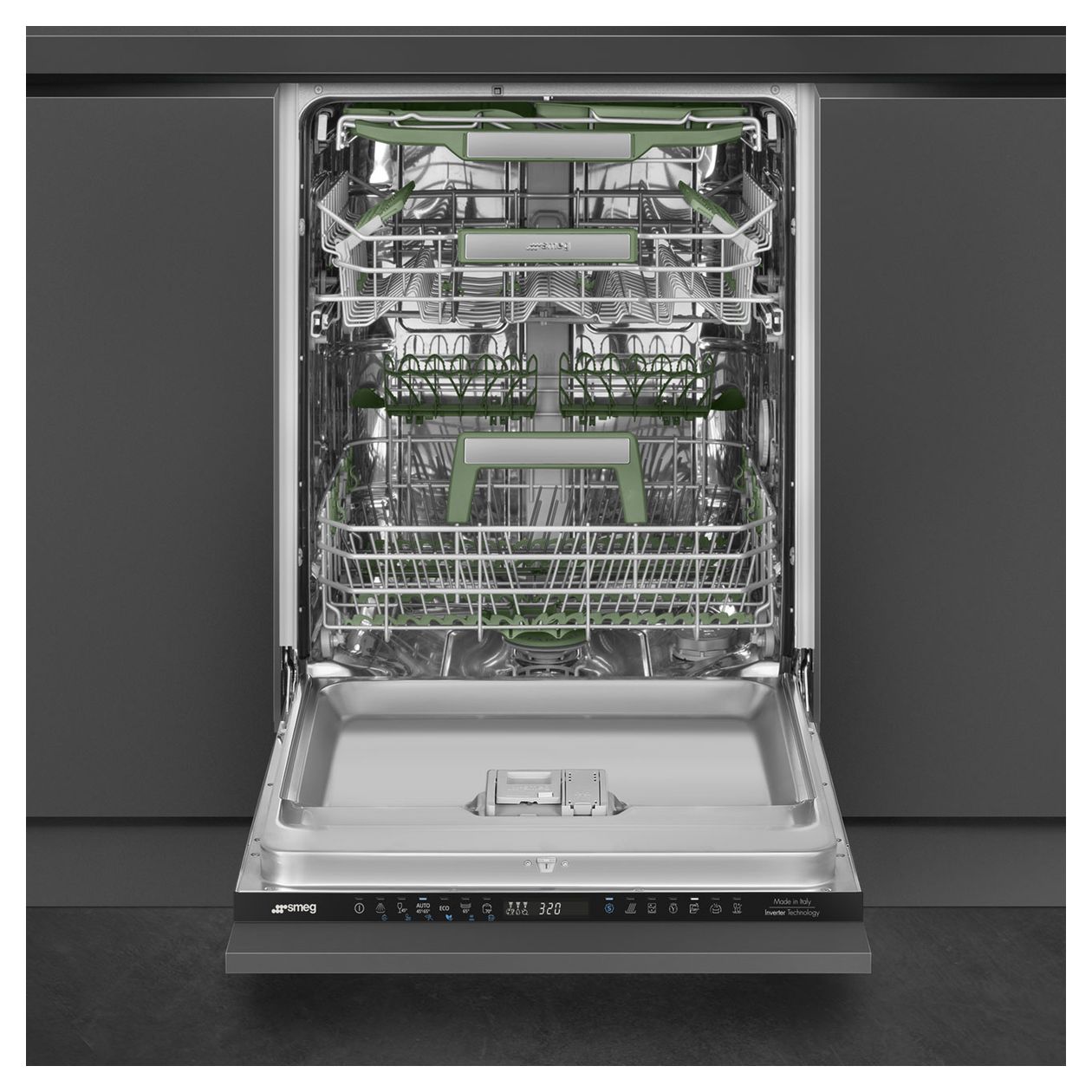 STL324AQLLHDE 60 cm Geschirrspüler vollintegriert (ohne Front) Sehr leise 13 Maßgedecke aquaStop Funktion 