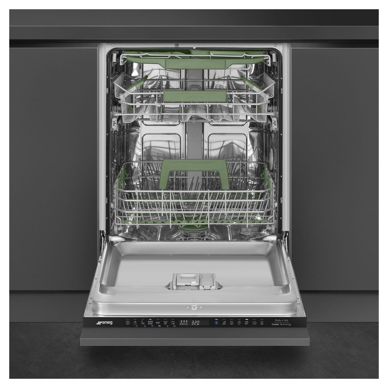 STL324BLDE 60 cm Geschirrspüler vollintegriert (ohne Front) Sehr leise 13 Maßgedecke aquaStop Funktion 