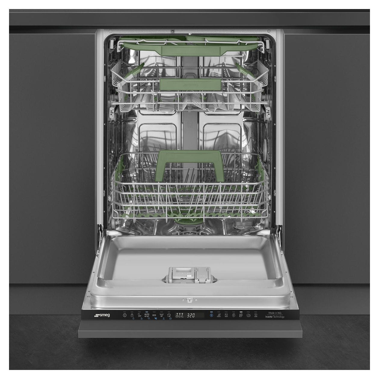 STL324BLHDE 60 cm Geschirrspüler vollintegriert (ohne Front) Sehr leise 13 Maßgedecke aquaStop Funktion 