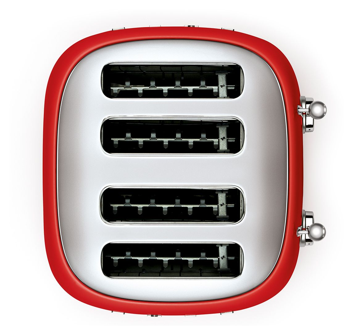 TSF03RDEU Toaster 2000 W 4 Scheibe(n) 6 Stufen  (Rot) 