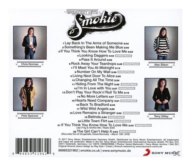 Smokie - Greatest Hits Vol.1 "White" (New Extended Version 
