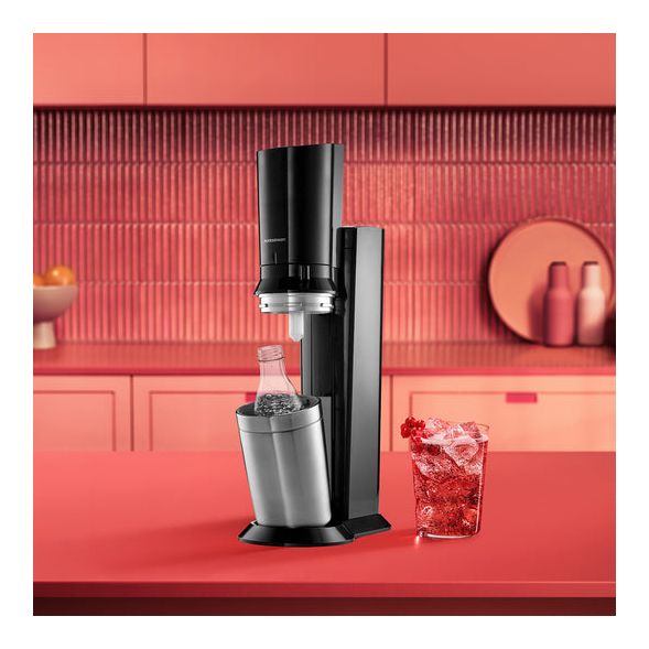 Crystal 3.0 Wassersprudler  (Schwarz) 
