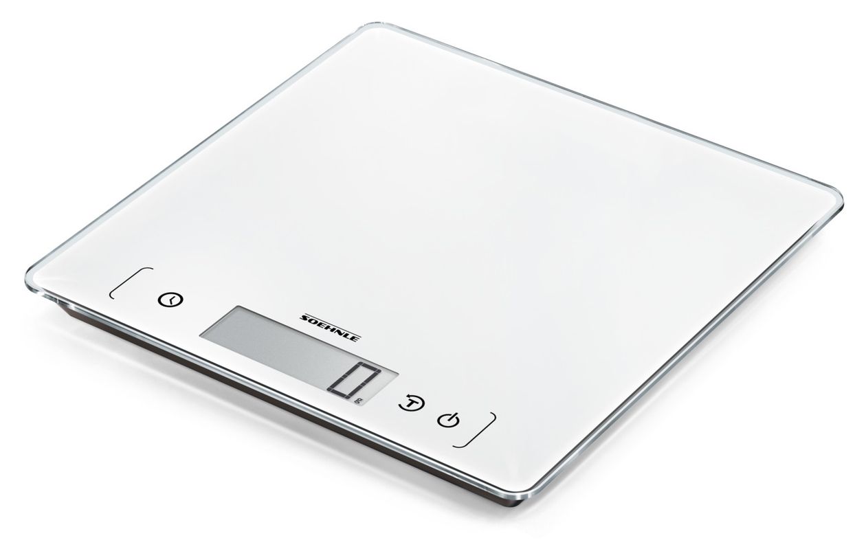 61505 Page Comfort 400 Elektronische Küchenwaage bis 10 kg Genauigkeit 1 g  (Weiß) 