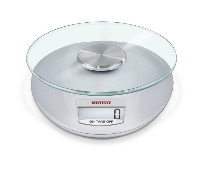 65856 Roma Elektronische Küchenwaage bis 5 kg Genauigkeit 1 g  (Silber) 