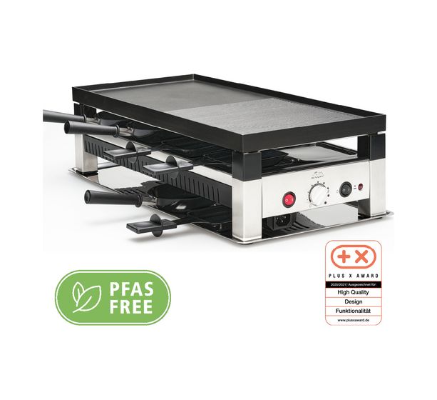 791 5 in 1 Tischgrill für 8 Personen 1400 W  (Schwarz/Weiß) 