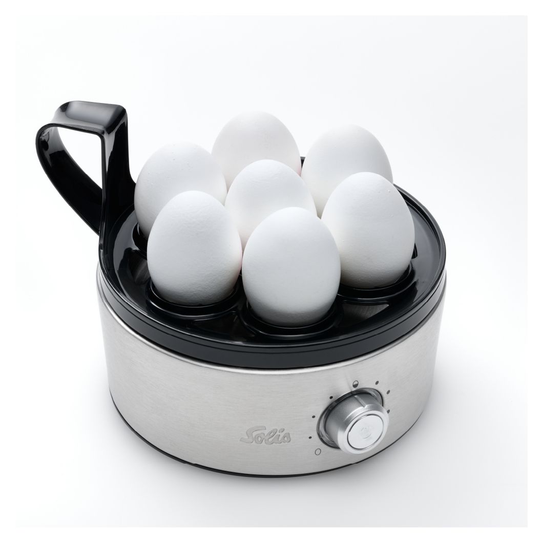 8272 Egg Boiler & More Eierkocher für 7 Eier  (Schwarz, Grau) 