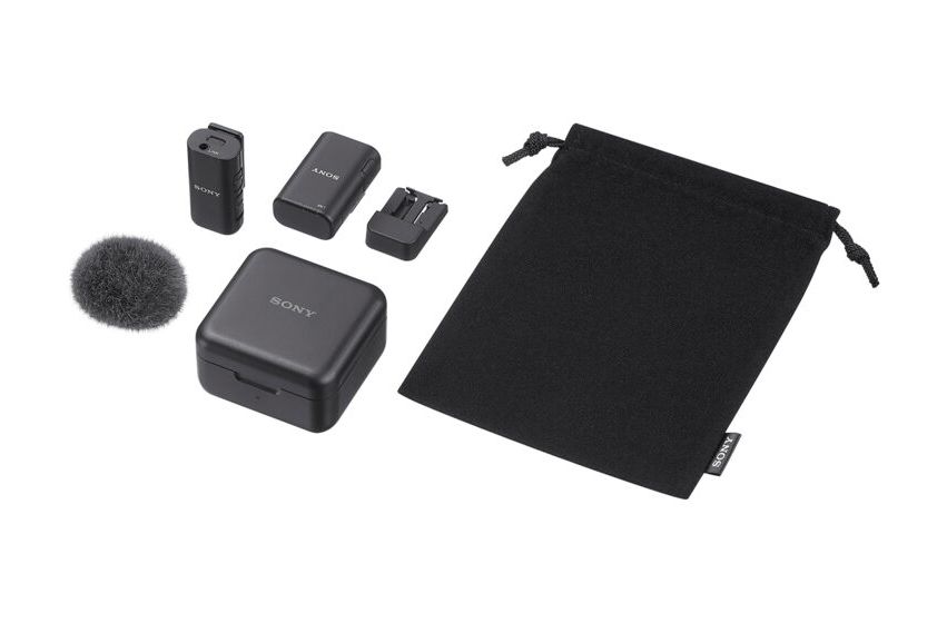 ECM-W3S kabelgebunden&kabellos Digitales Kameramikrofon 48 kHz Bluetooth/3.5 mm  (Schwarz) 