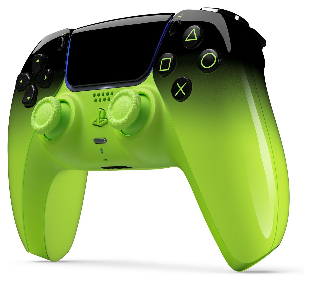 DualSense Wireless Controller Analog / Digital Gamepad für Android, MAC, PC, PlayStation PS5, iOS  (Grün, Schwarz) 