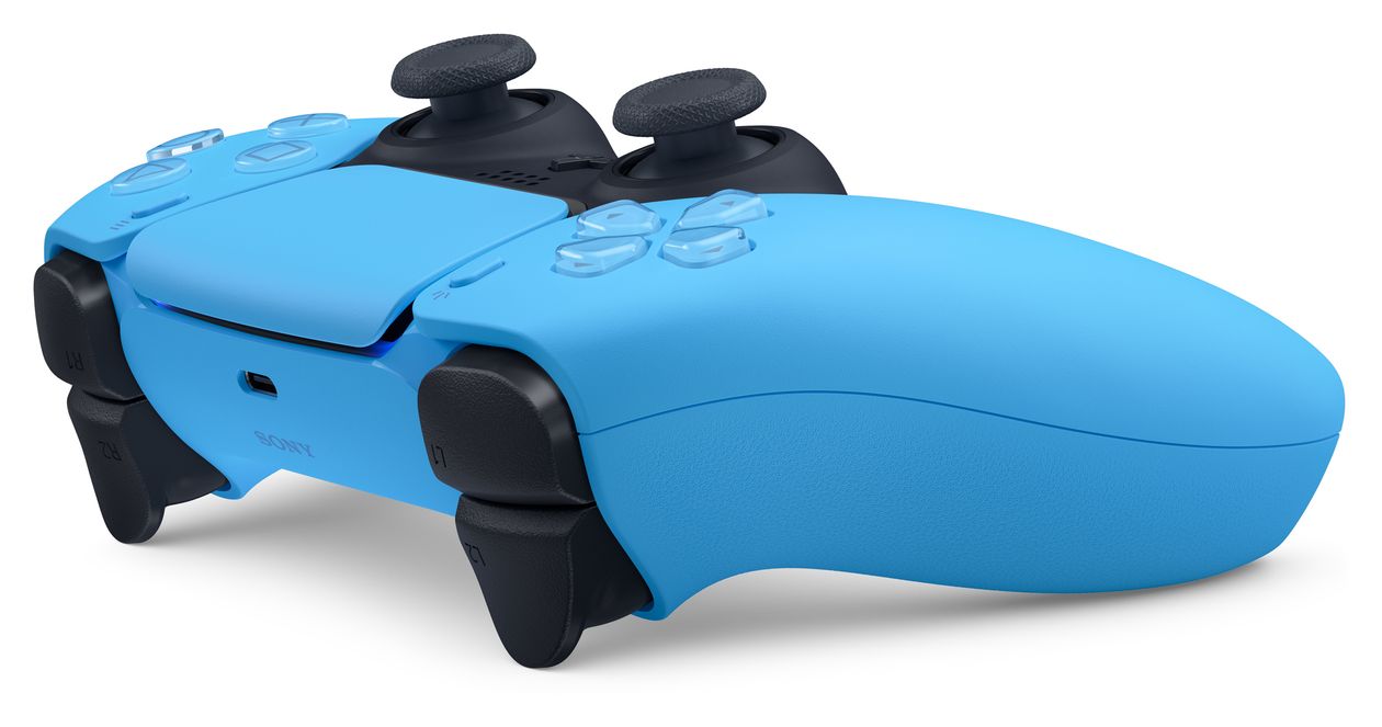 DualSense Wireless Controller Analog / Digital Gamepad für Android, MAC, PC, PlayStation PS5, iOS  (Blau) 
