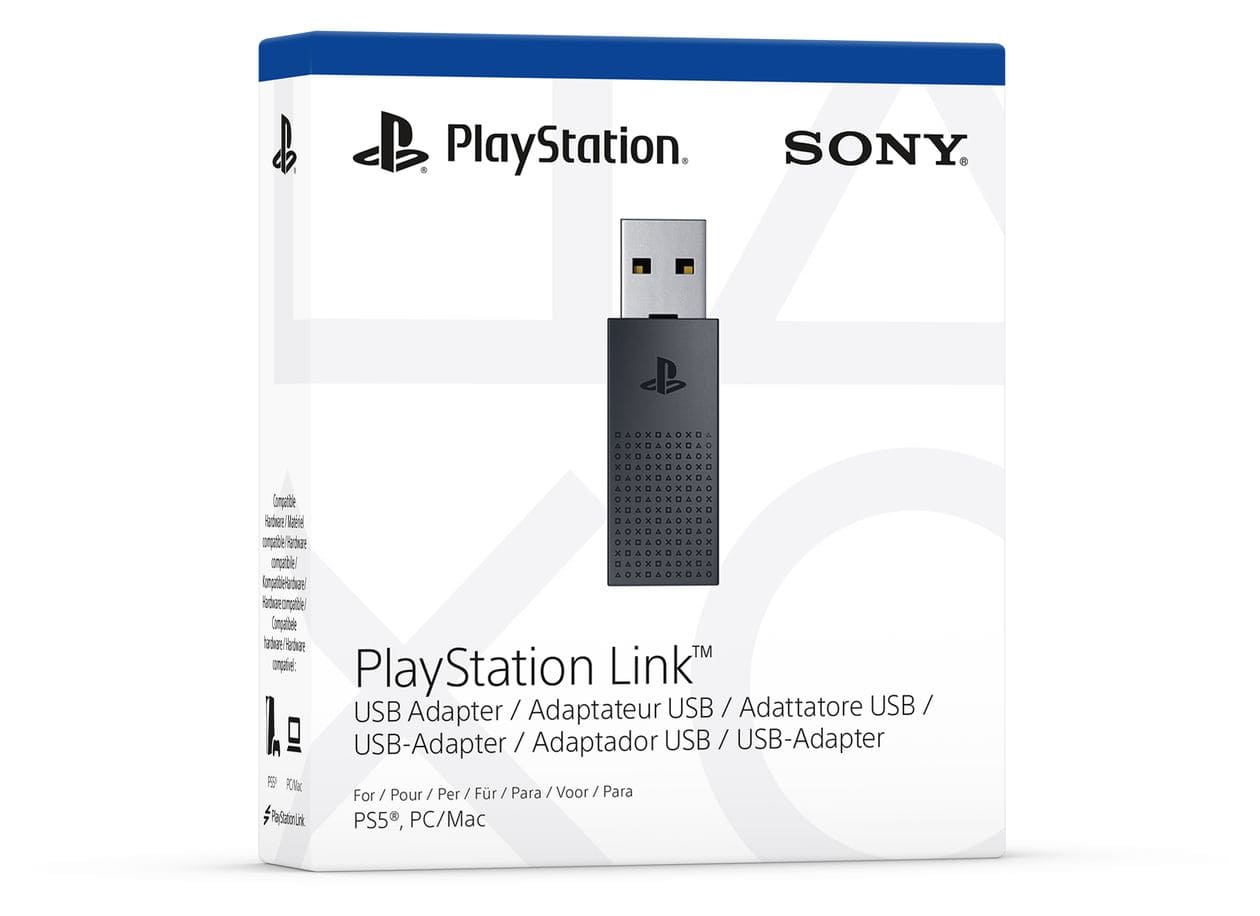 PlayStation Link USB Adapter PC, PlayStation PS5 Kabelgebunden  (Schwarz) 