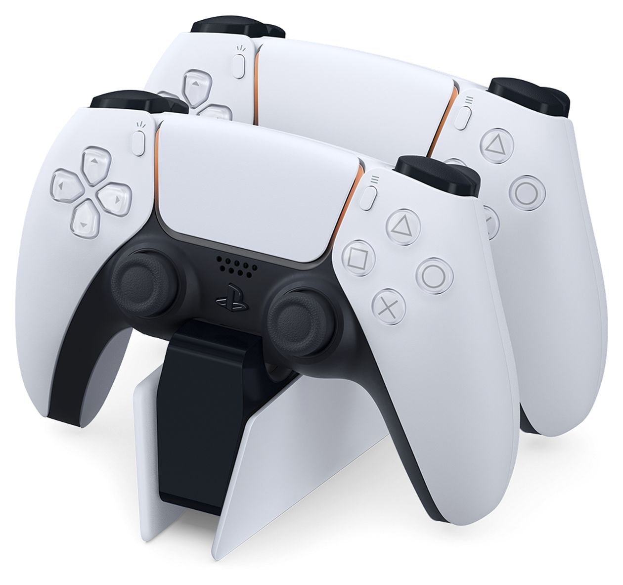 DualSense Ladestation PlayStation PS5  (Schwarz, Weiß) 