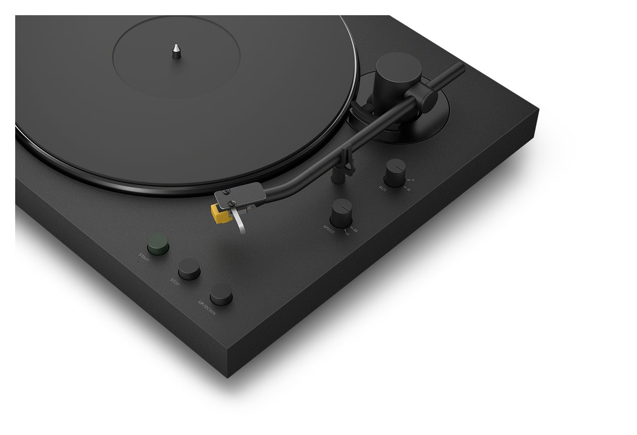 PS-LX5BT Audio-Plattenspieler mit Riemenantrieb  (Schwarz) 