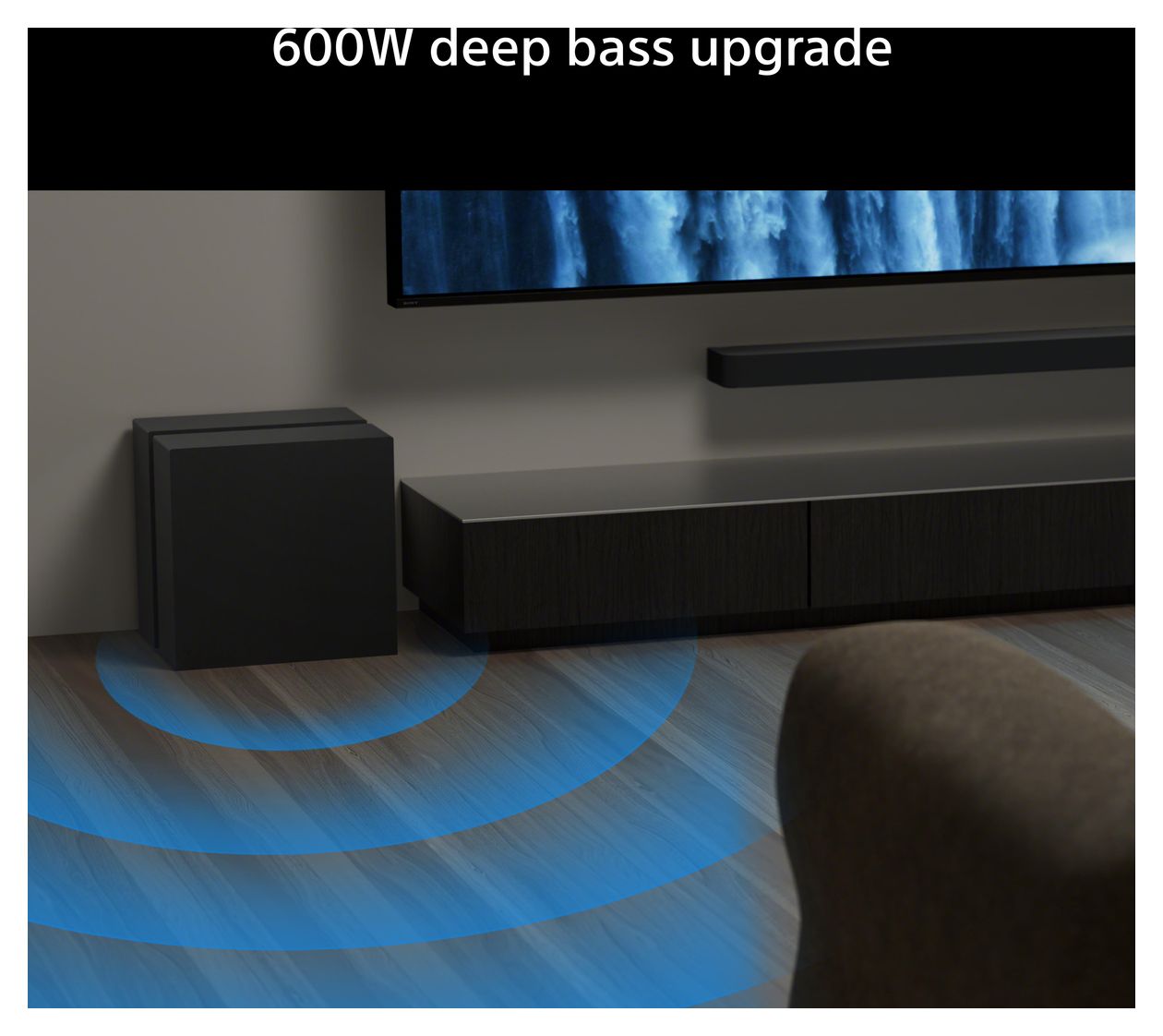 Bravia Theatre Sub 9 600 W Wlan Lautsprecher mit Bluetooth  (Schwarz) 