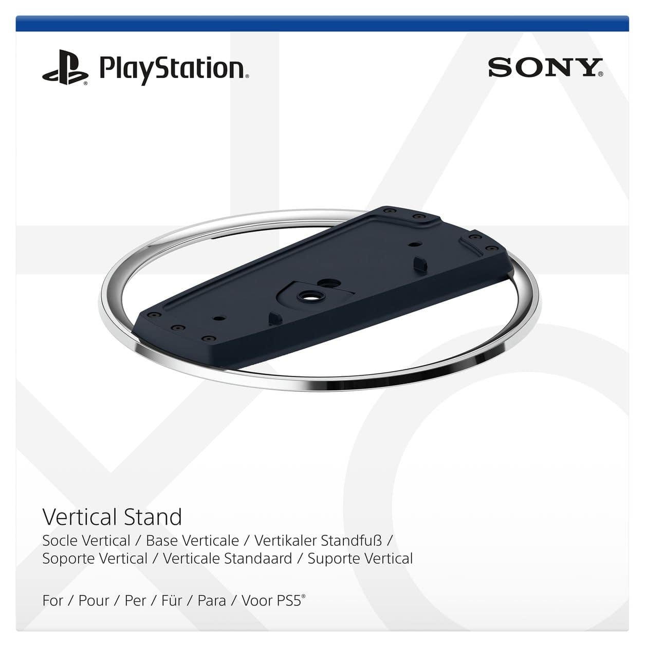 Vertical Stand PlayStation 5 Slim PlayStation 5 Slim, PlayStation 5 Slim Digital Edition  (Schwarz, Chrom) 