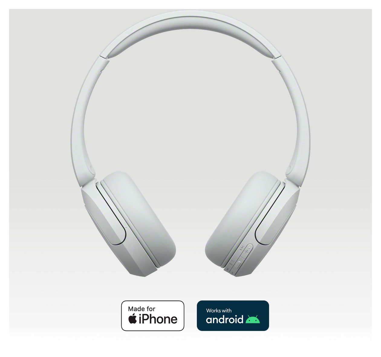 WH-CH520 Ohraufliegender Bluetooth Kopfhörer kabellos 50 h Laufzeit USB Typ-C  (Weiß) 