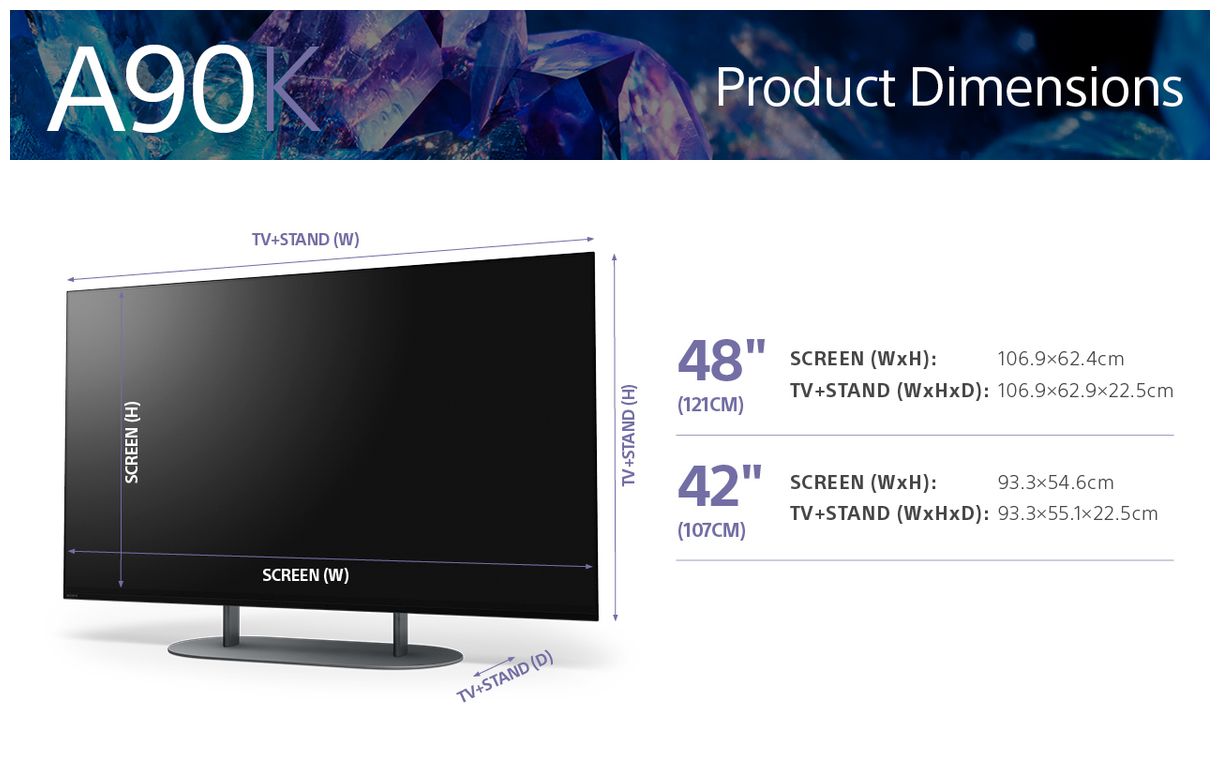 XR-48A90K OLED Fernseher 121,9 cm (48 Zoll) EEK: G 4K Ultra HD 