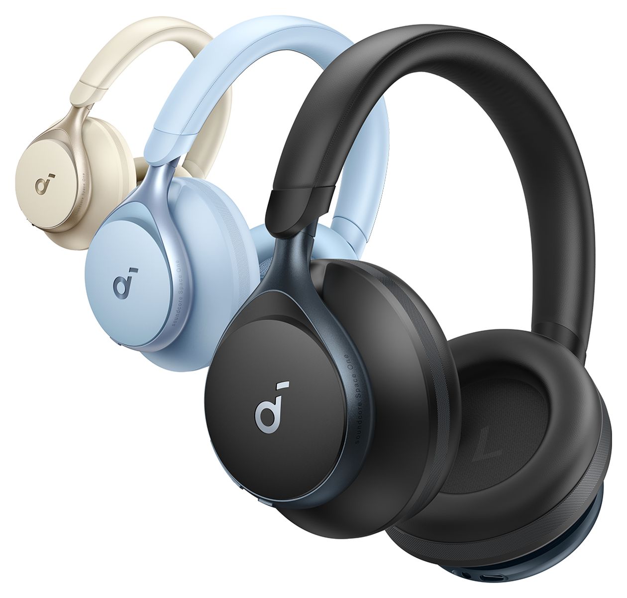 Space One Ohraufliegender Bluetooth Kopfhörer kabelgebunden&kabellos  (Schwarz) 