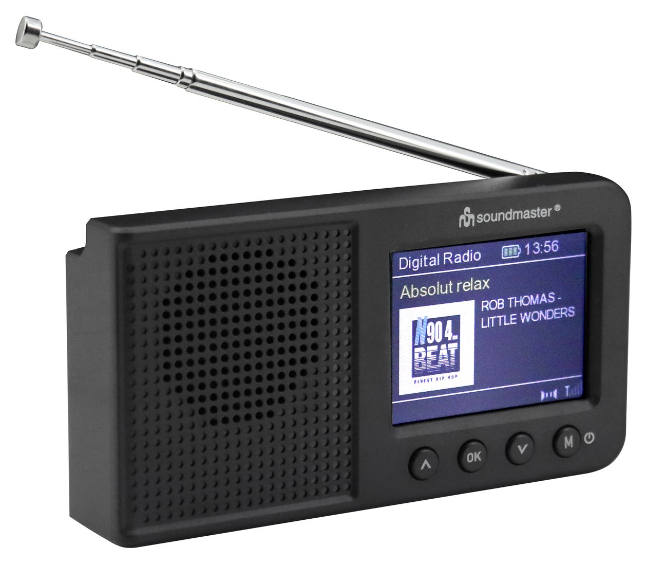 DAB175SW Bluetooth DAB+, FM Radio Tragbar  (Schwarz) 