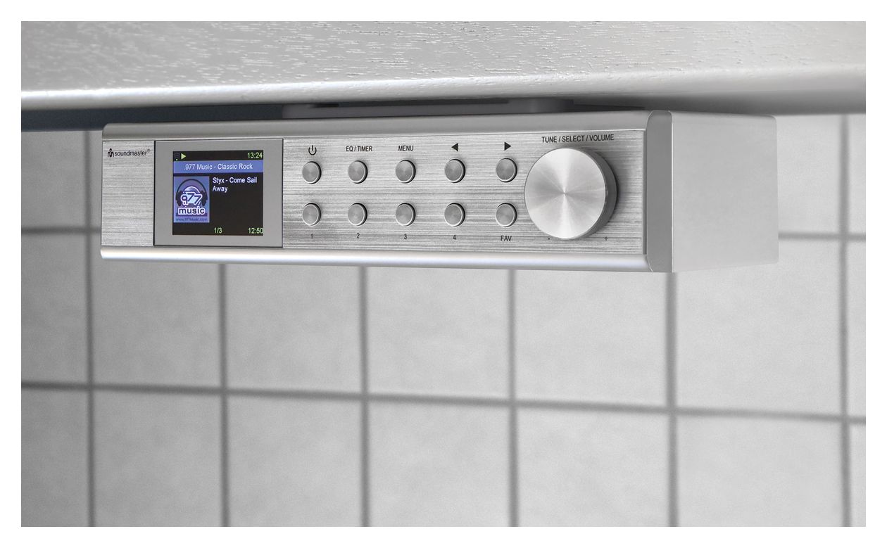 IR1500SI DAB+, FM, UKW Radio Internet  (Silber) 