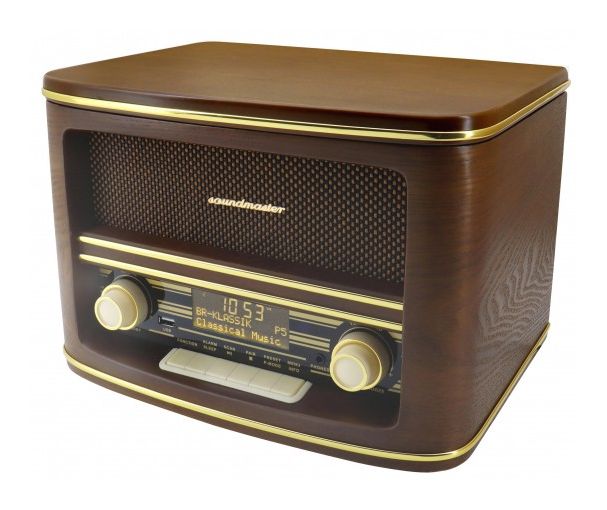 NR961 Bluetooth DAB+, FM Radio Tragbar  (Holz) 