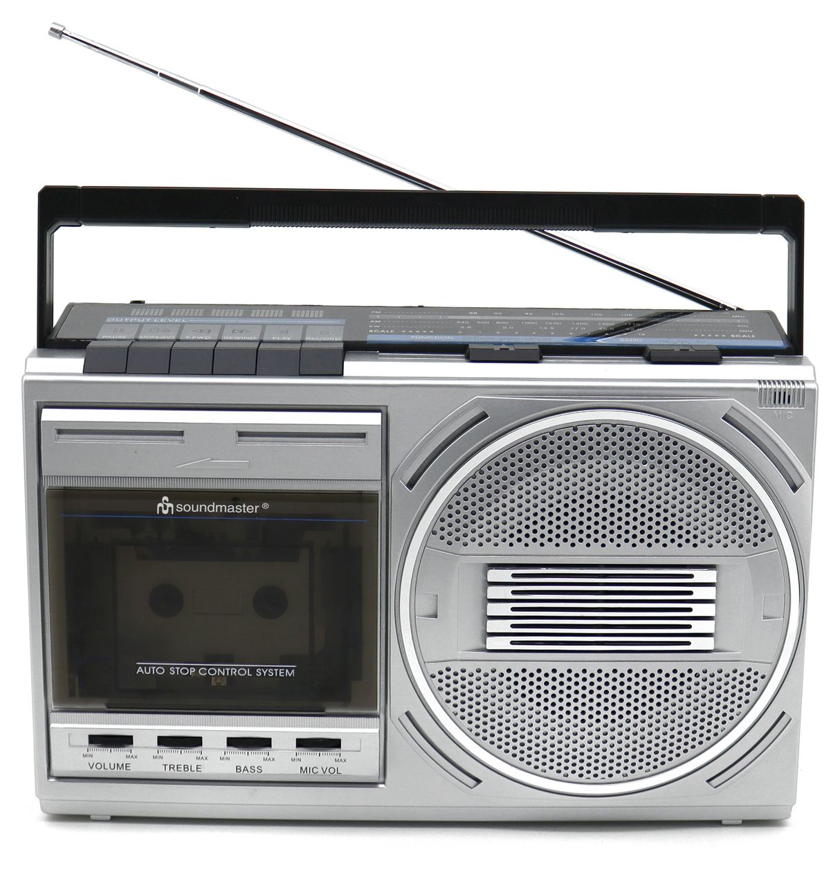 RR20SI FM, MW, SW Radio  (Schwarz, Silber) 