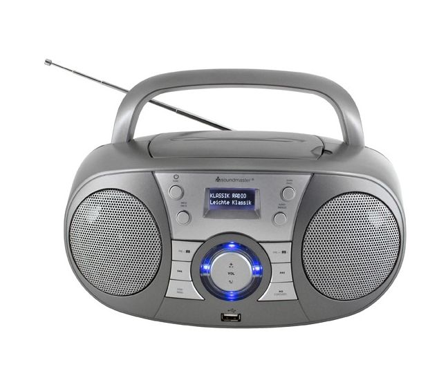 SCD1800TI Bluetooth DAB+, FM Radio Persönlich  (Silber) 