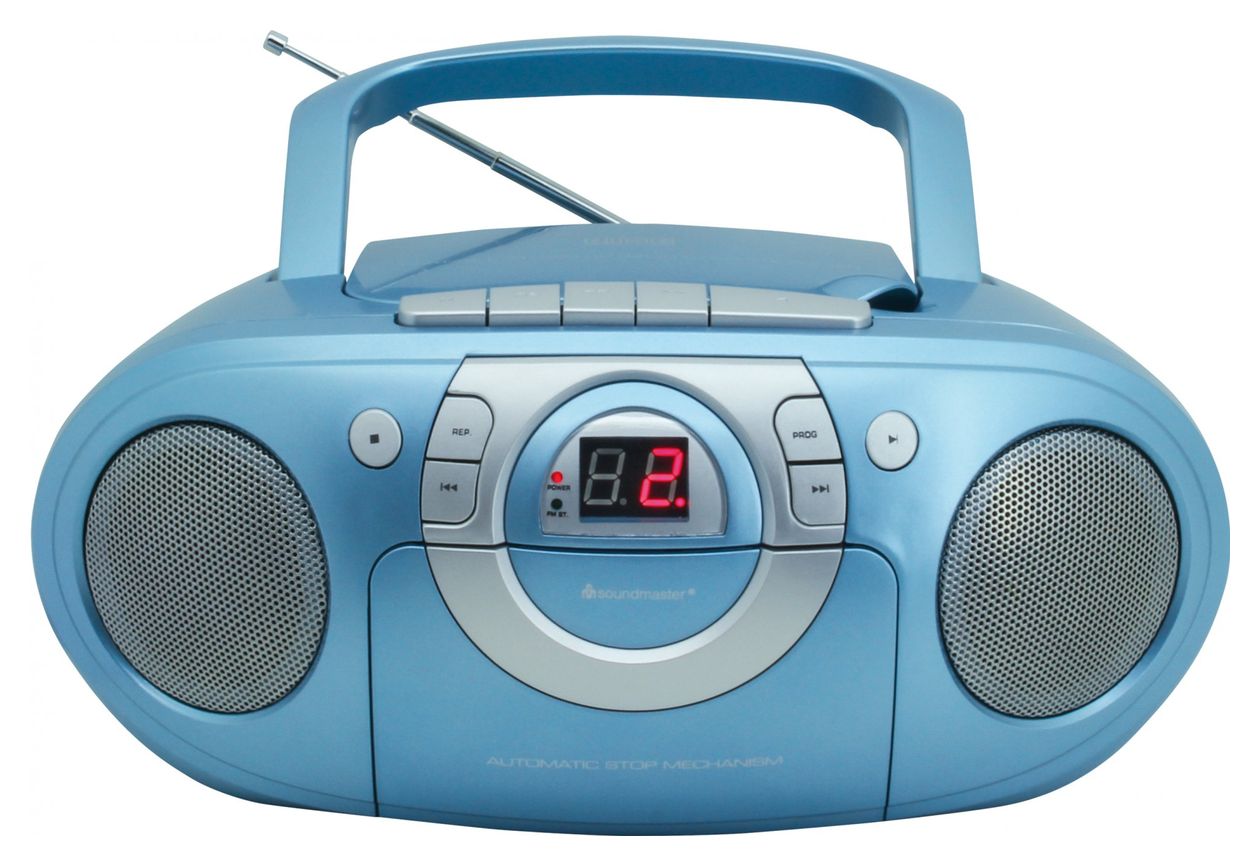 SCD5100BL CD Payer FM Radio  (Blau) 