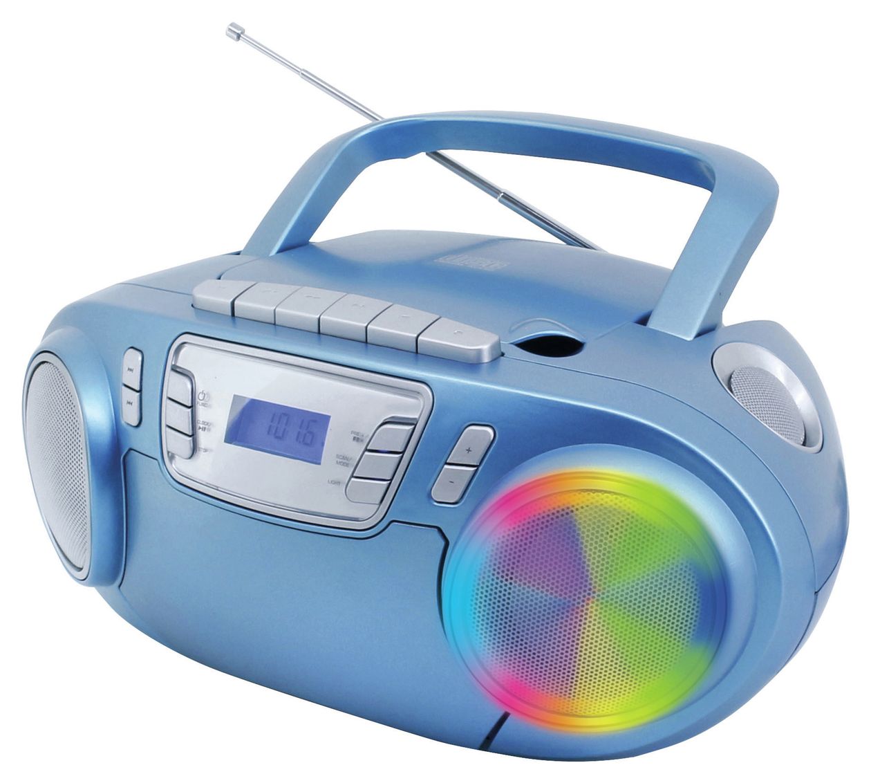 SCD5800BL CD Payer FM, PLL Radio  (Blau, Silber) 
