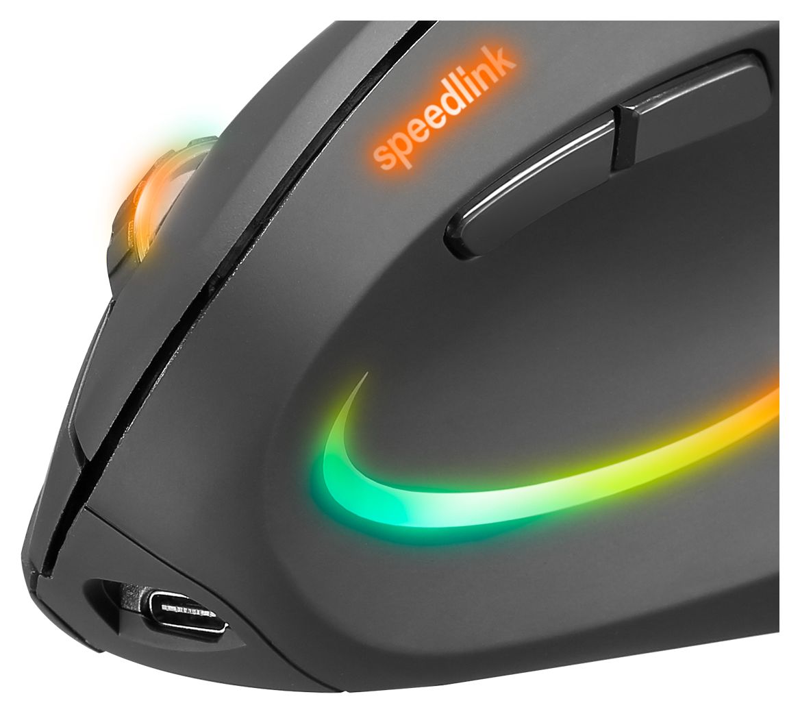 Piavo Pro 3200 DPI Gaming Maus Optisch  (Schwarz) 