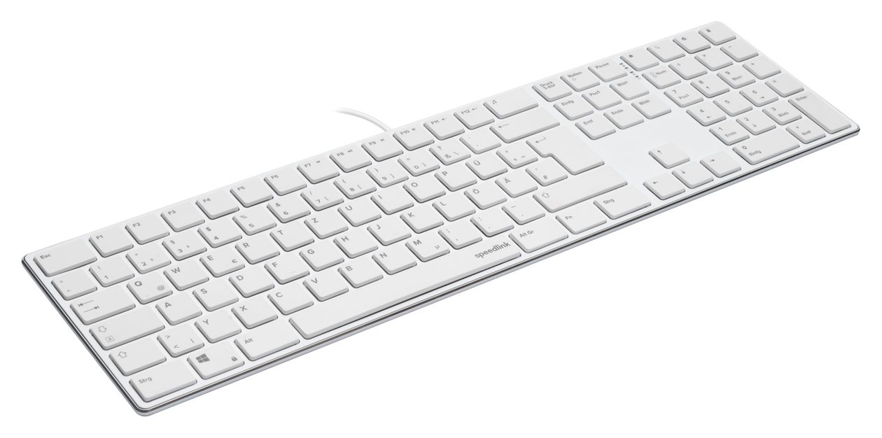 SL-640010 Büro Tastatur USB  (Weiß) 
