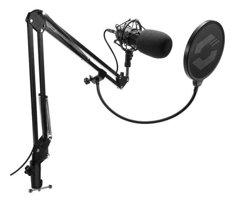VOLITY READY kabelgebunden Studio-Mikrofon 96 kHz USB  (Schwarz) 