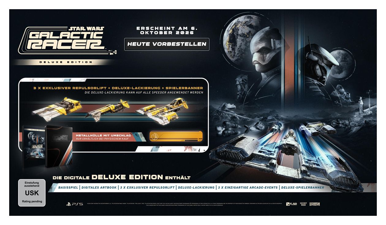 Star Wars: Galactic Racer - Deluxe Edition (PlayStation 5) 