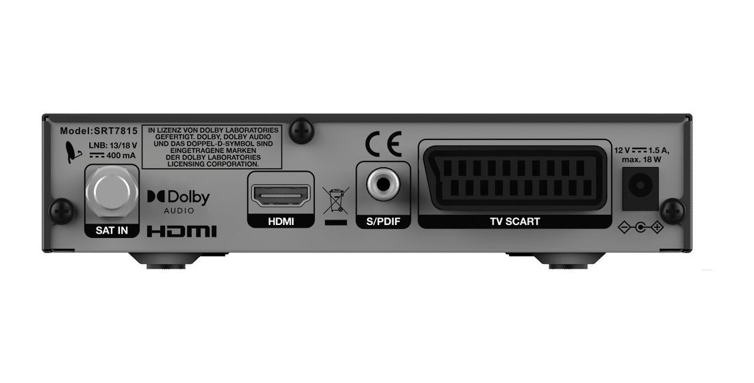 SRT7815 HD-ready Single Sat-Receiver 