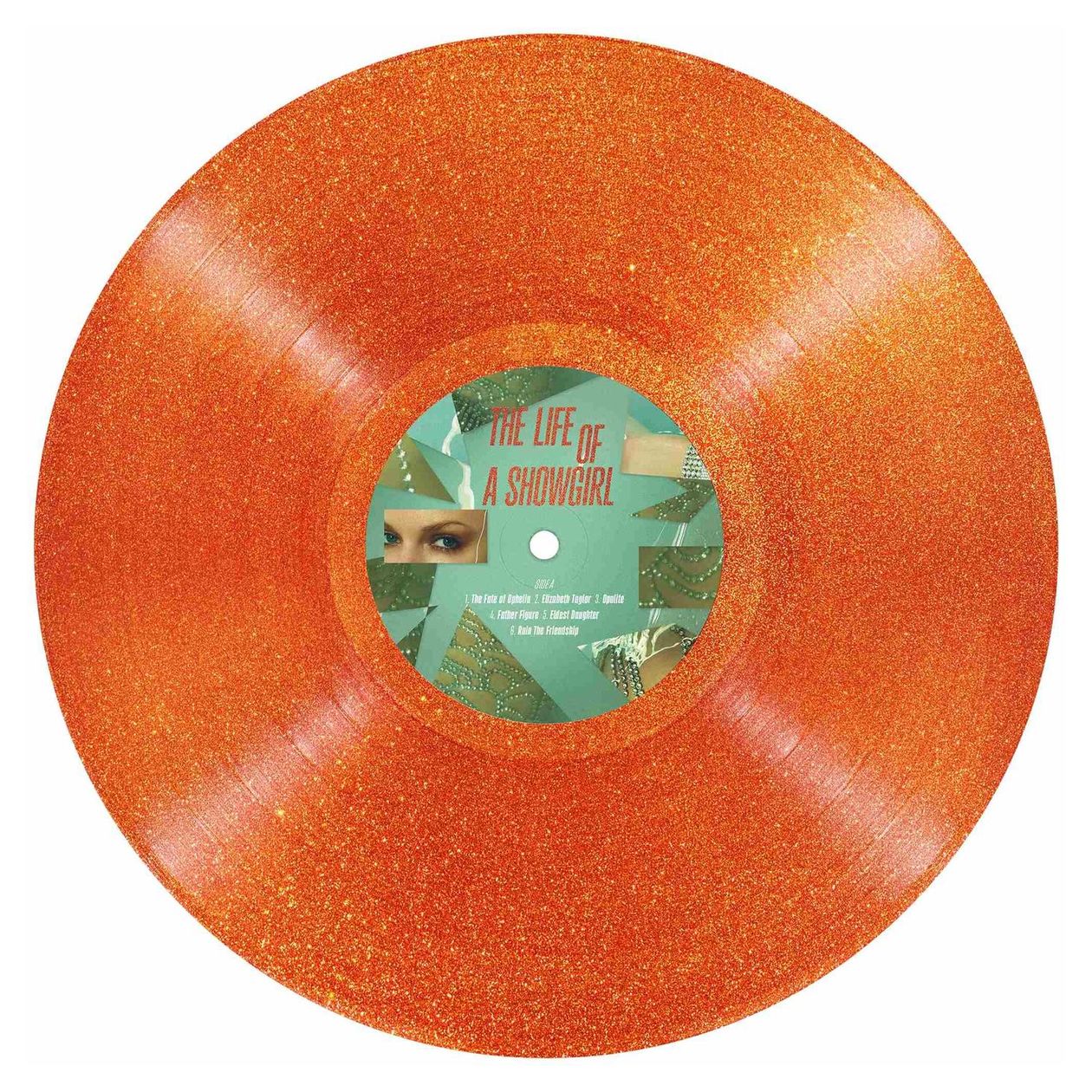 Taylor Swift - The Life of a Showgirl: Sweat and Vanilla Perfume Portofino (Orange Glitter LP) 