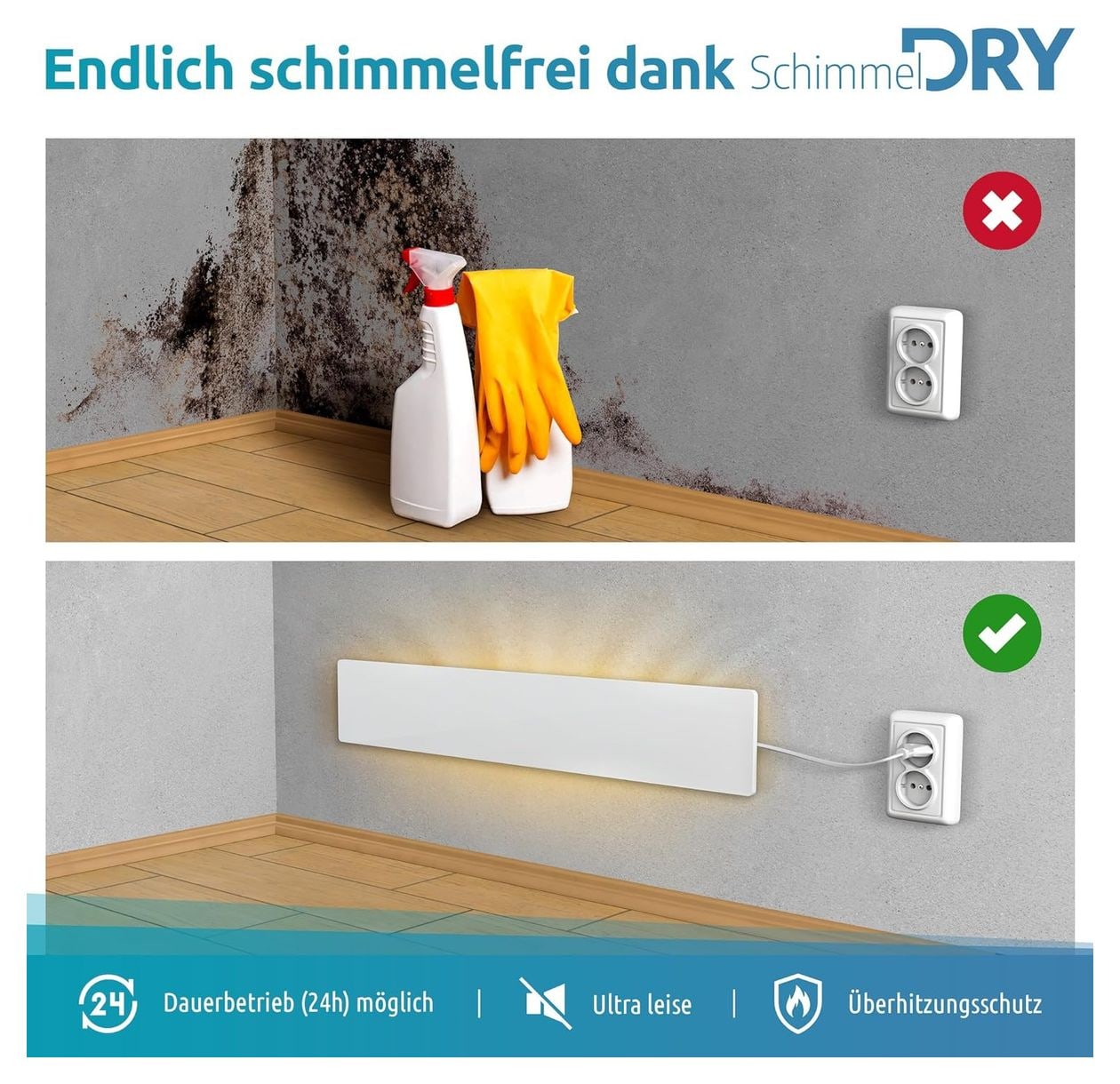 Schimmel Dry M2 Erweiterung Wand 