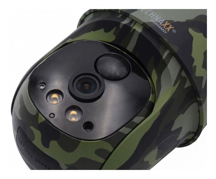 TX-290 4G PT Dome mit Solarpanel 2560 x 1440 Pixel IP-Sicherheitskamera IP65 4G Außen Nachtsicht  (Schwarz, Grün) 