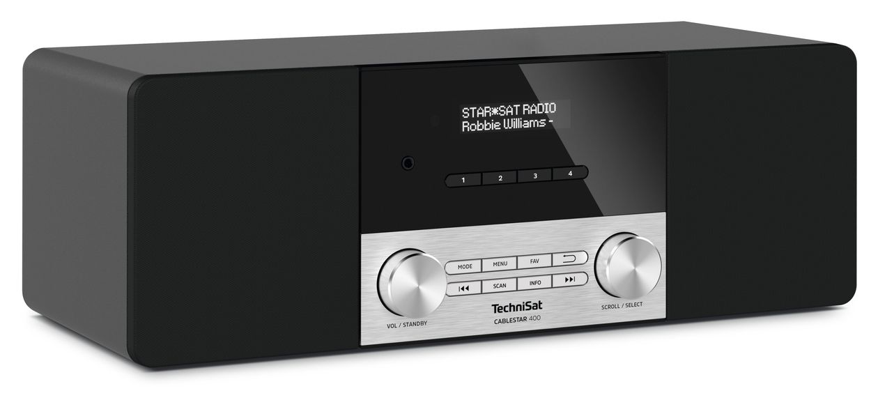 Cablestar 400 Kabelradio (Schwarz) 