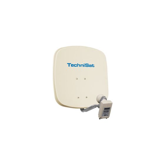 DigiDish 45 Twin LNB 45 cm Aluminium Sat-Spiegel  (Beige) 