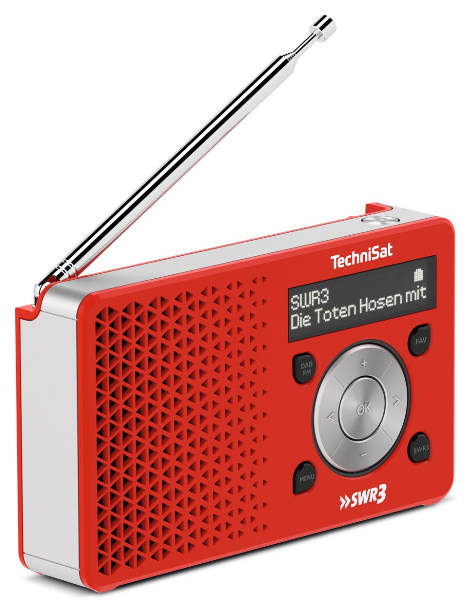 DigitRadio 1 DAB+, FM Radio Persönlich  (Rot, Weiß) 
